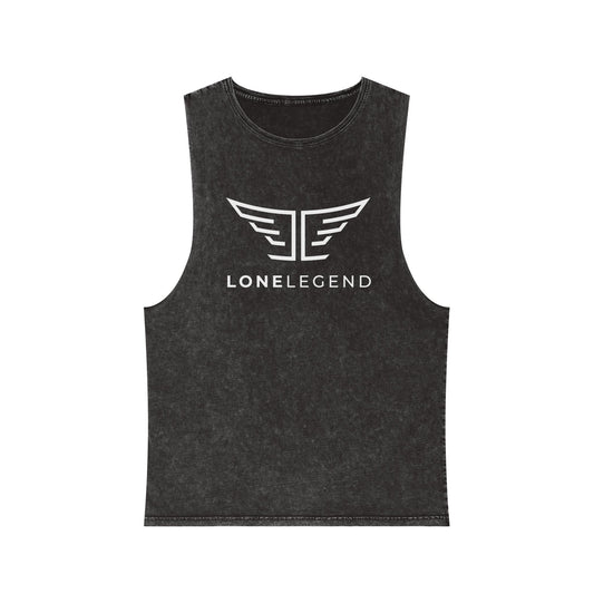 Lone Legend Unisex Stonewash Tank Top - Stylish & Comfortable Activewear