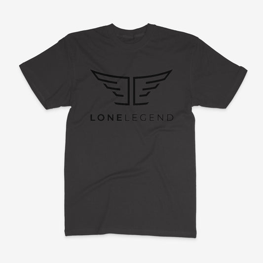 Legendary Crewneck Tee black logo