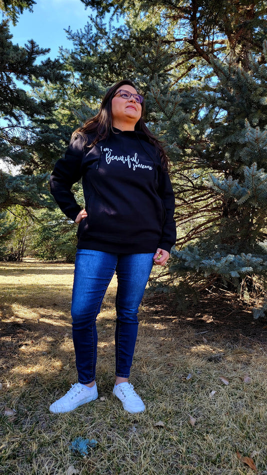 I Am A Beautiful Someone Unisex Fleece Pullover Hoodie
